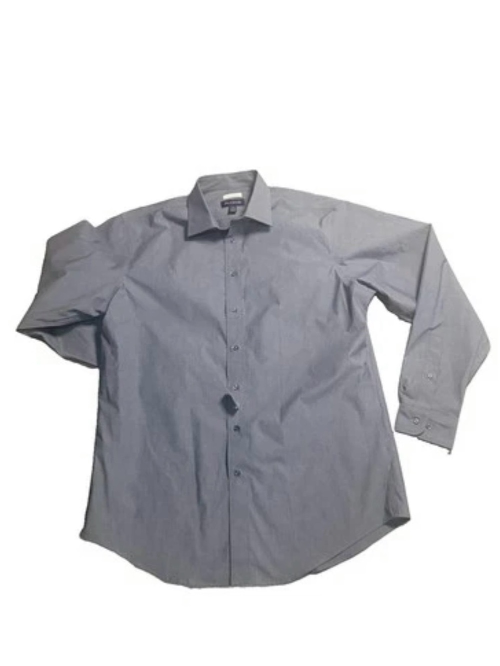 Banana Republic Men's Gray Long-Sleeve Dress Shirt